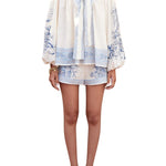 Alemais Villa Romantica Blouse - Vermillion