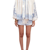 Alemais Villa Romantica Blouse - Vermillion