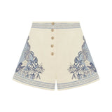 Alemais Villa Romantica Corset Short - Vermillion