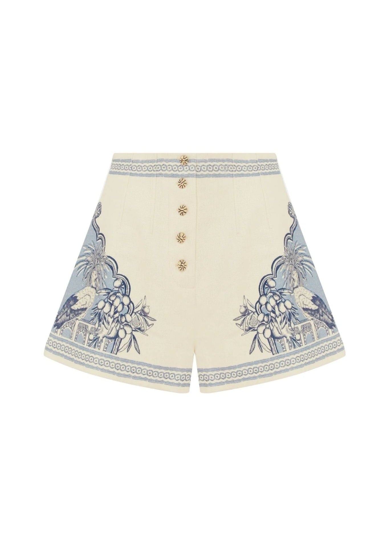 Alemais Villa Romantica Corset Short - Vermillion