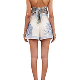 Alemais Villa Romantica Corset Short - Vermillion