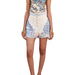 Alemais Villa Romantica Corset Short - Vermillion