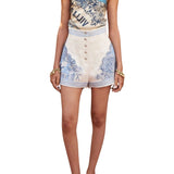 Alemais Villa Romantica Corset Short - Vermillion