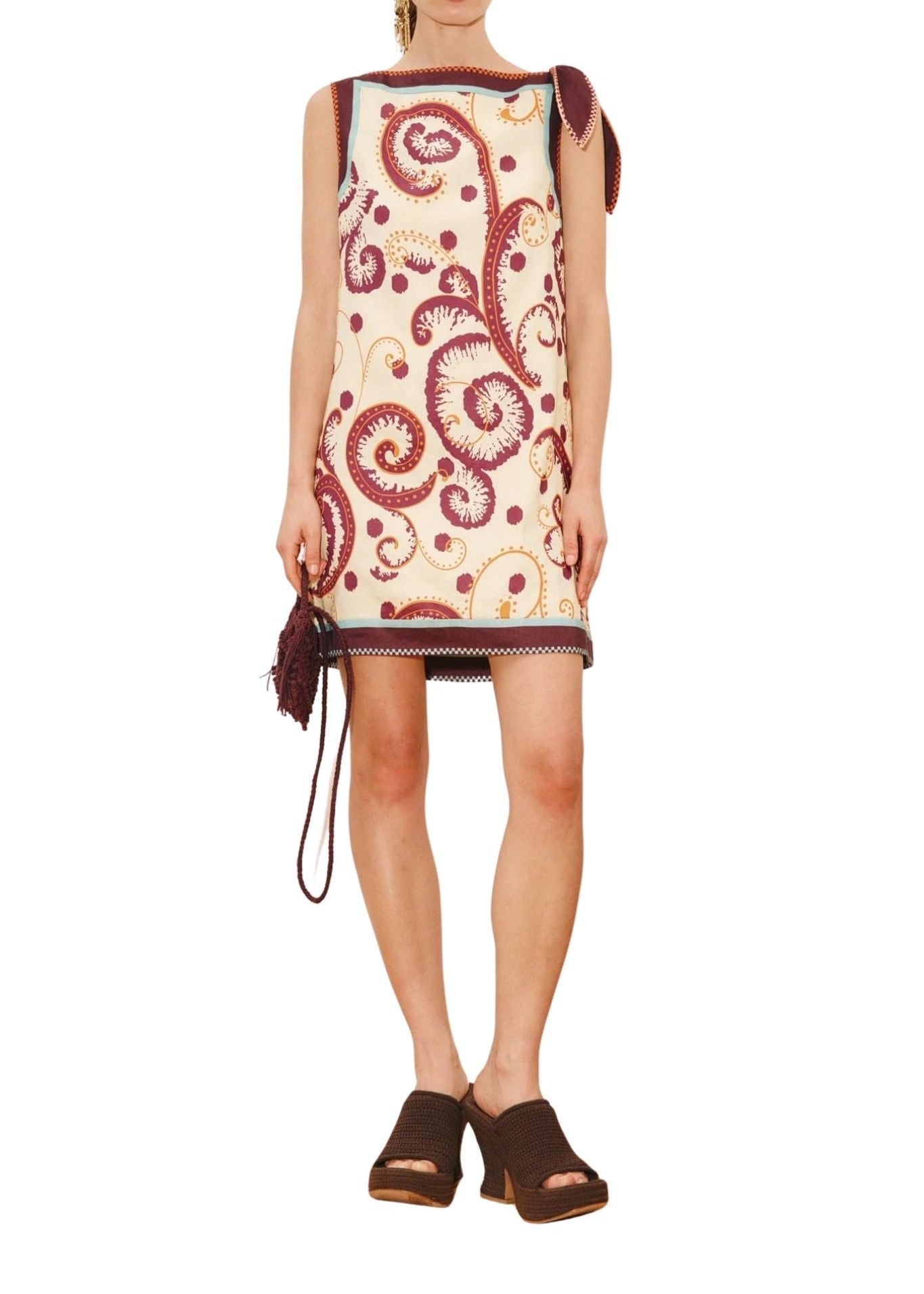 Alemais Wilson Mini Dress Multi - Vermillion