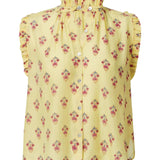 Alix of Bohemia Wylie Bhutti Shirt - Vermillion