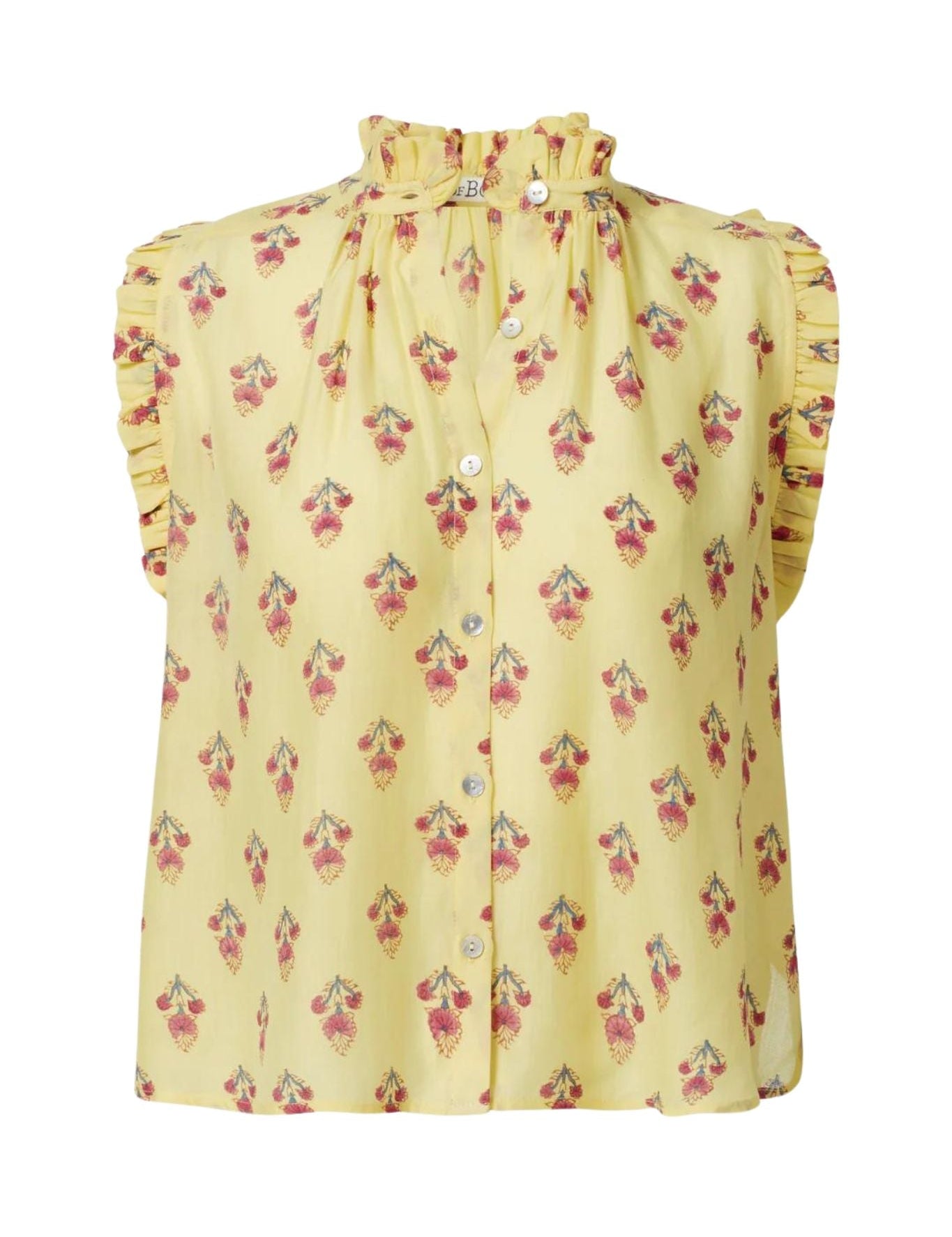 Alix of Bohemia Wylie Bhutti Shirt - Vermillion