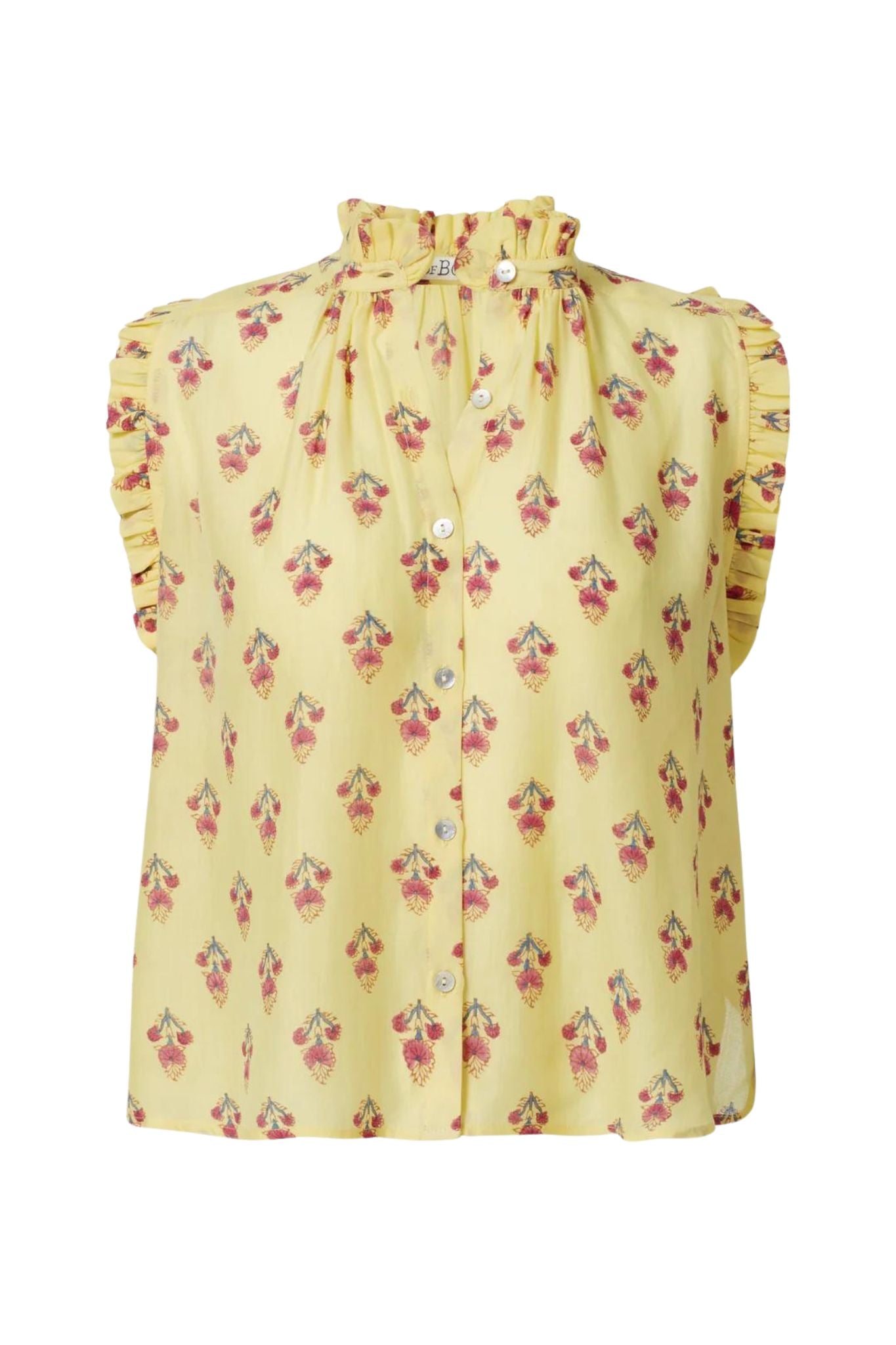 Alix of Bohemia Wylie Bhutti Shirt - Vermillion