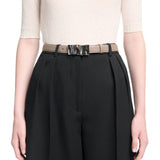 Altuzarra Organic Buckle Belt - Vermillion