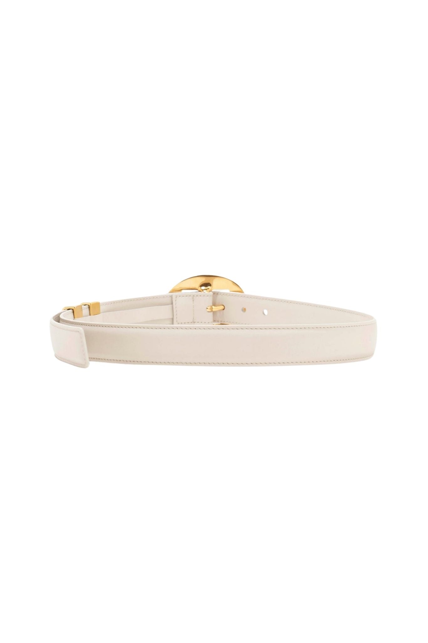 Altuzarra Vintage Brass Buckle Belt - Vermillion