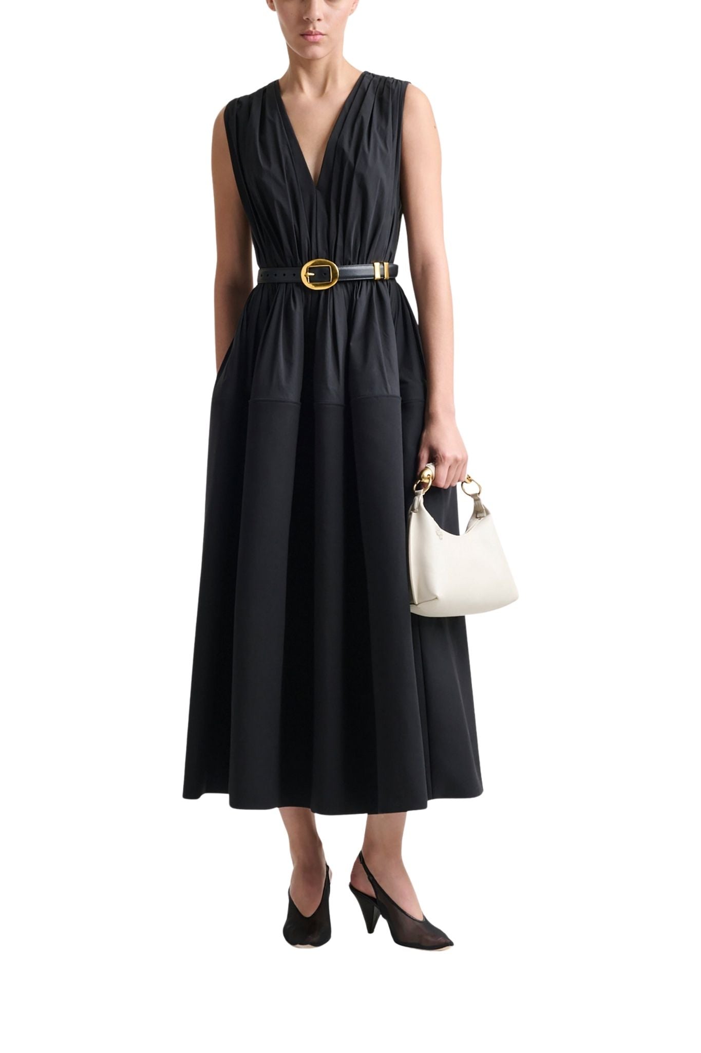 Altuzarra Vintage Brass Buckle Belt - Vermillion