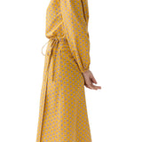 Ann Mashburn Adley Wrap Skirt - Vermillion