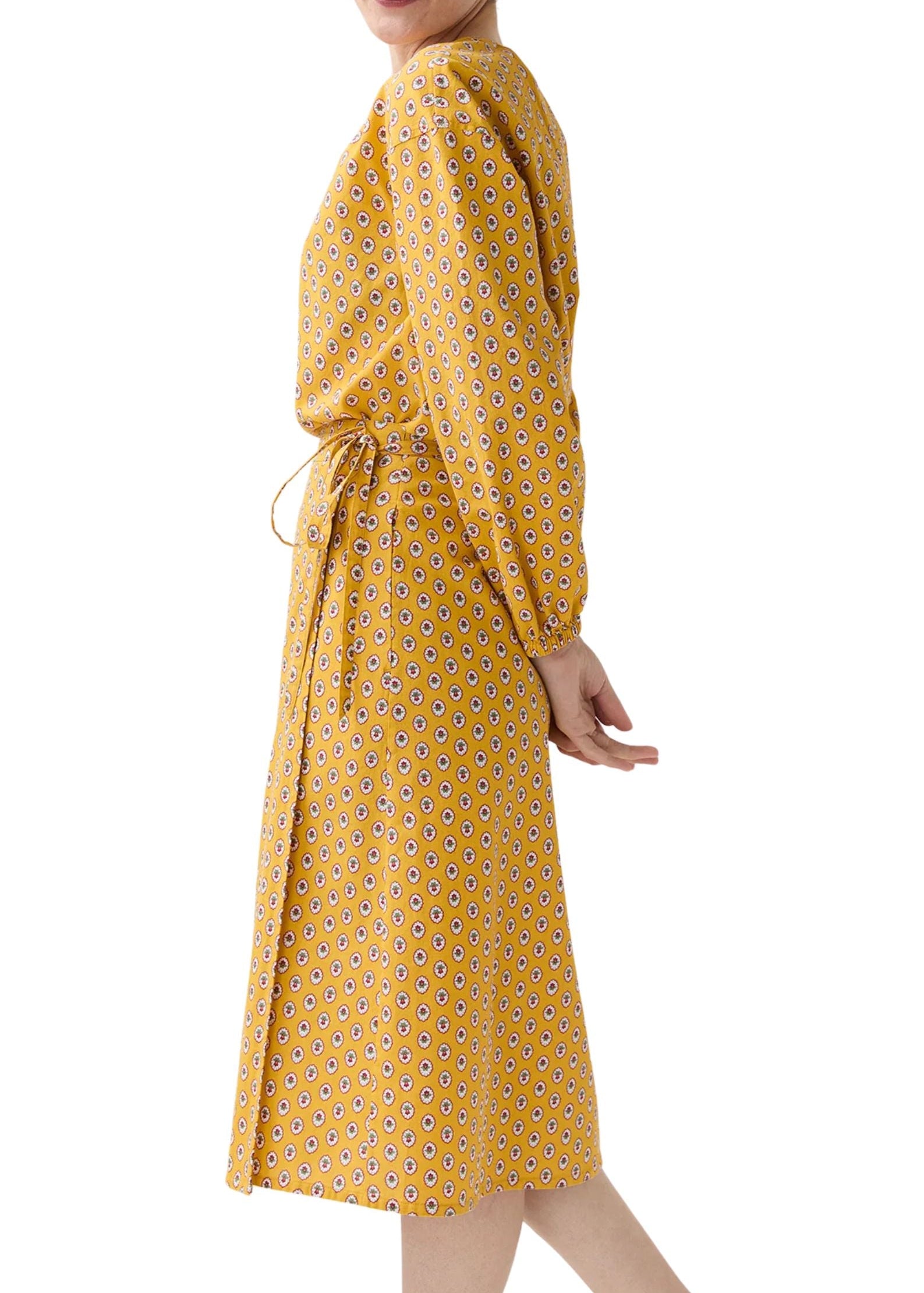 Ann Mashburn Adley Wrap Skirt - Vermillion