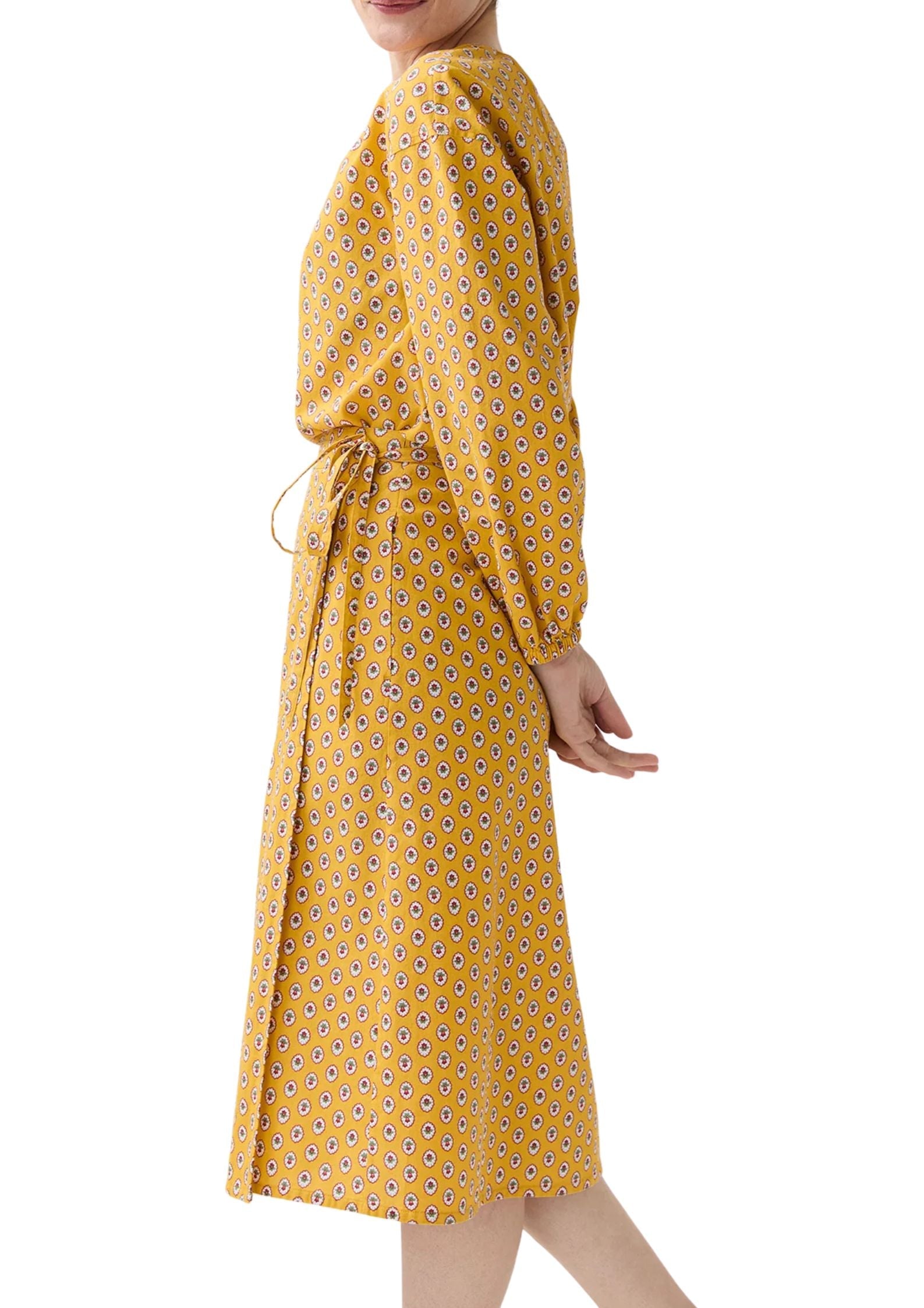 Ann Mashburn Adley Wrap Skirt - Vermillion