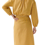 Ann Mashburn Adley Wrap Skirt - Vermillion