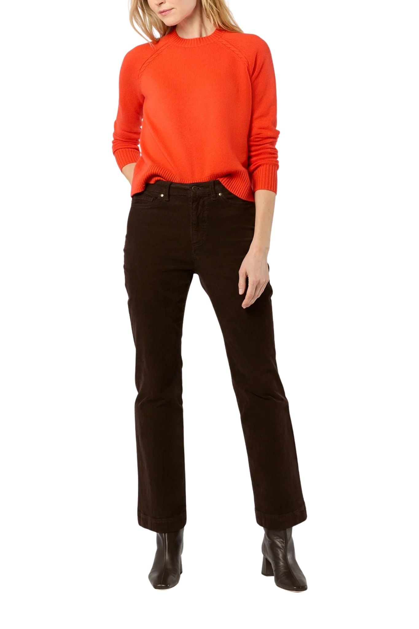 Ann Mashburn Aria Sweater - Vermillion