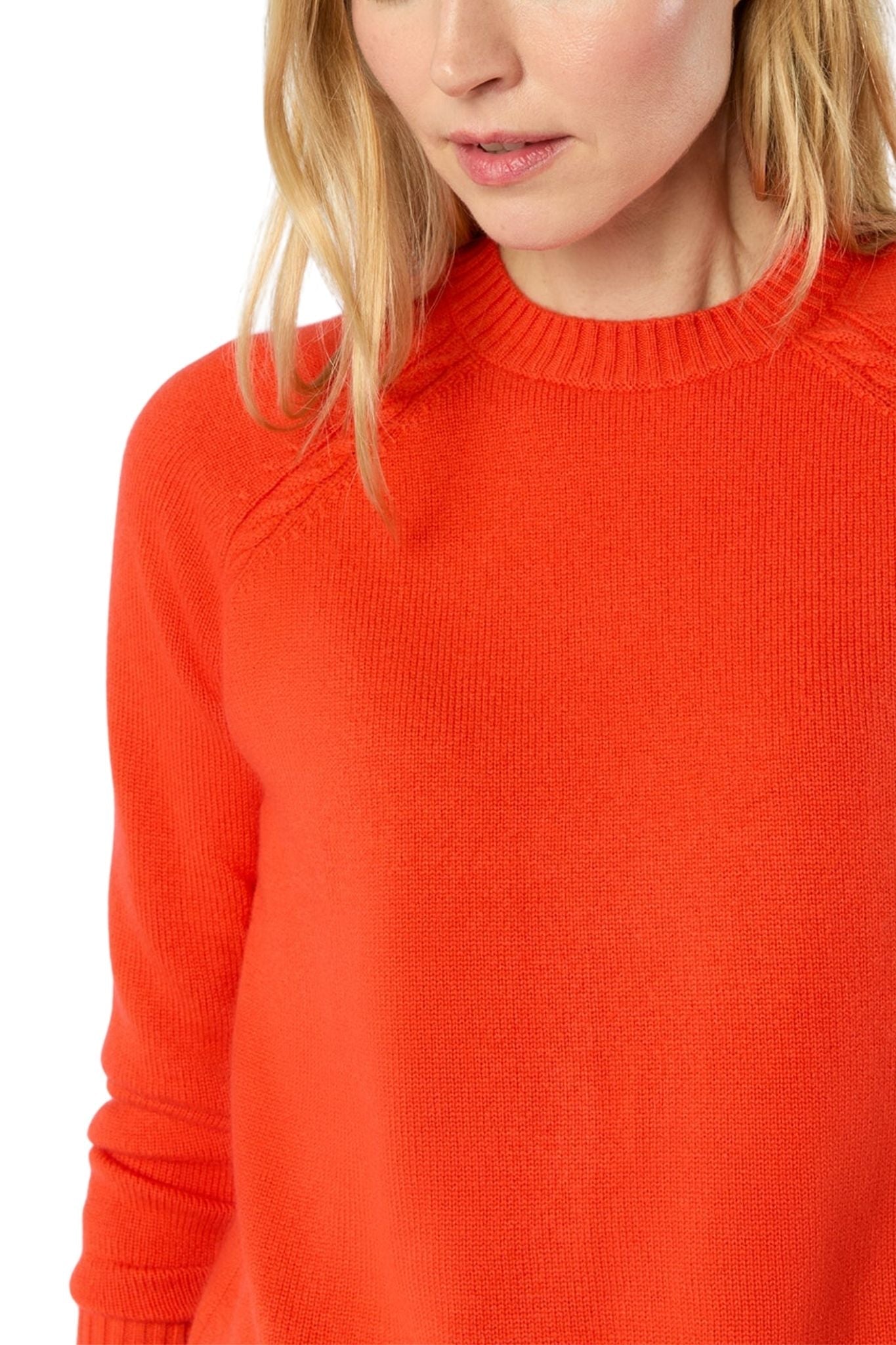 Ann Mashburn Aria Sweater - Vermillion
