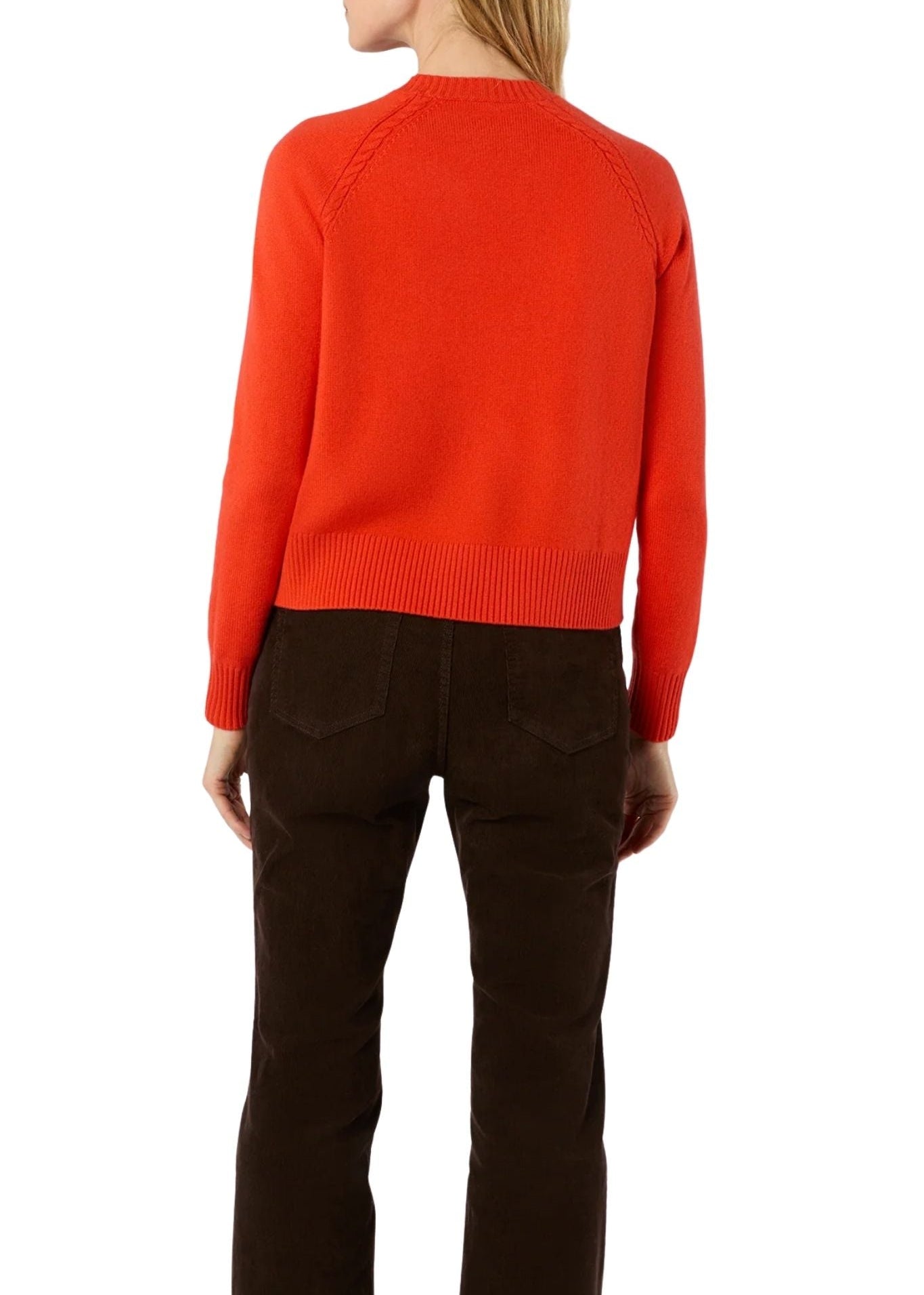 Ann Mashburn Aria Sweater - Vermillion