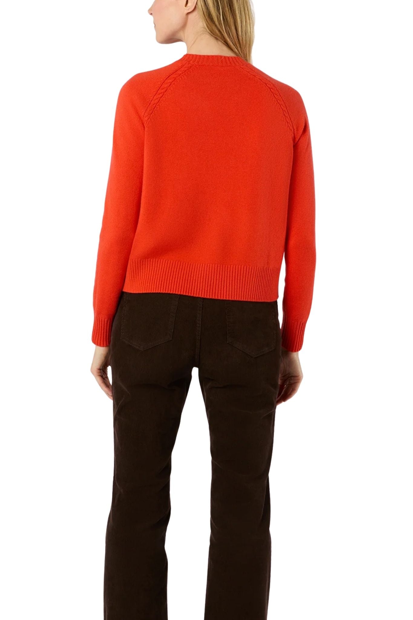 Ann Mashburn Aria Sweater - Vermillion