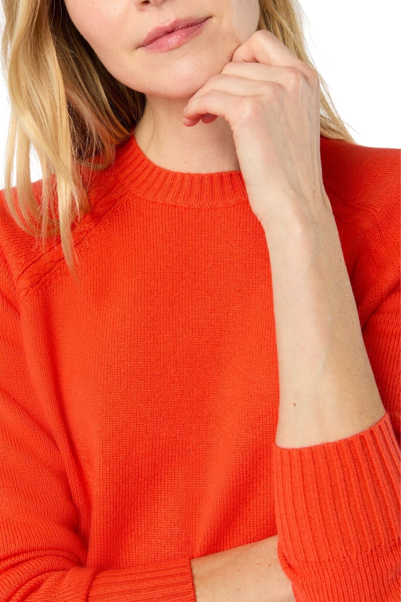 Ann Mashburn Aria Sweater - Vermillion