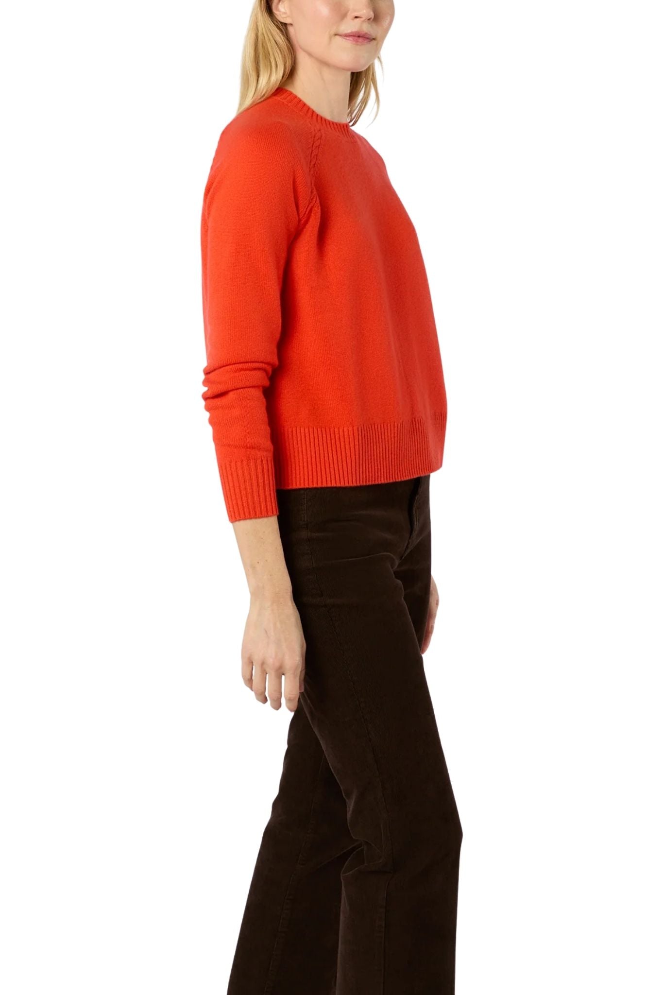 Ann Mashburn Aria Sweater - Vermillion