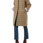 Ann Mashburn Balmacaan Coat - Vermillion