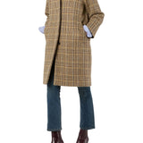Ann Mashburn Balmacaan Coat - Vermillion