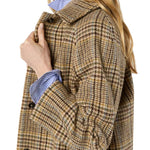 Ann Mashburn Balmacaan Coat - Vermillion