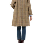 Ann Mashburn Balmacaan Coat - Vermillion