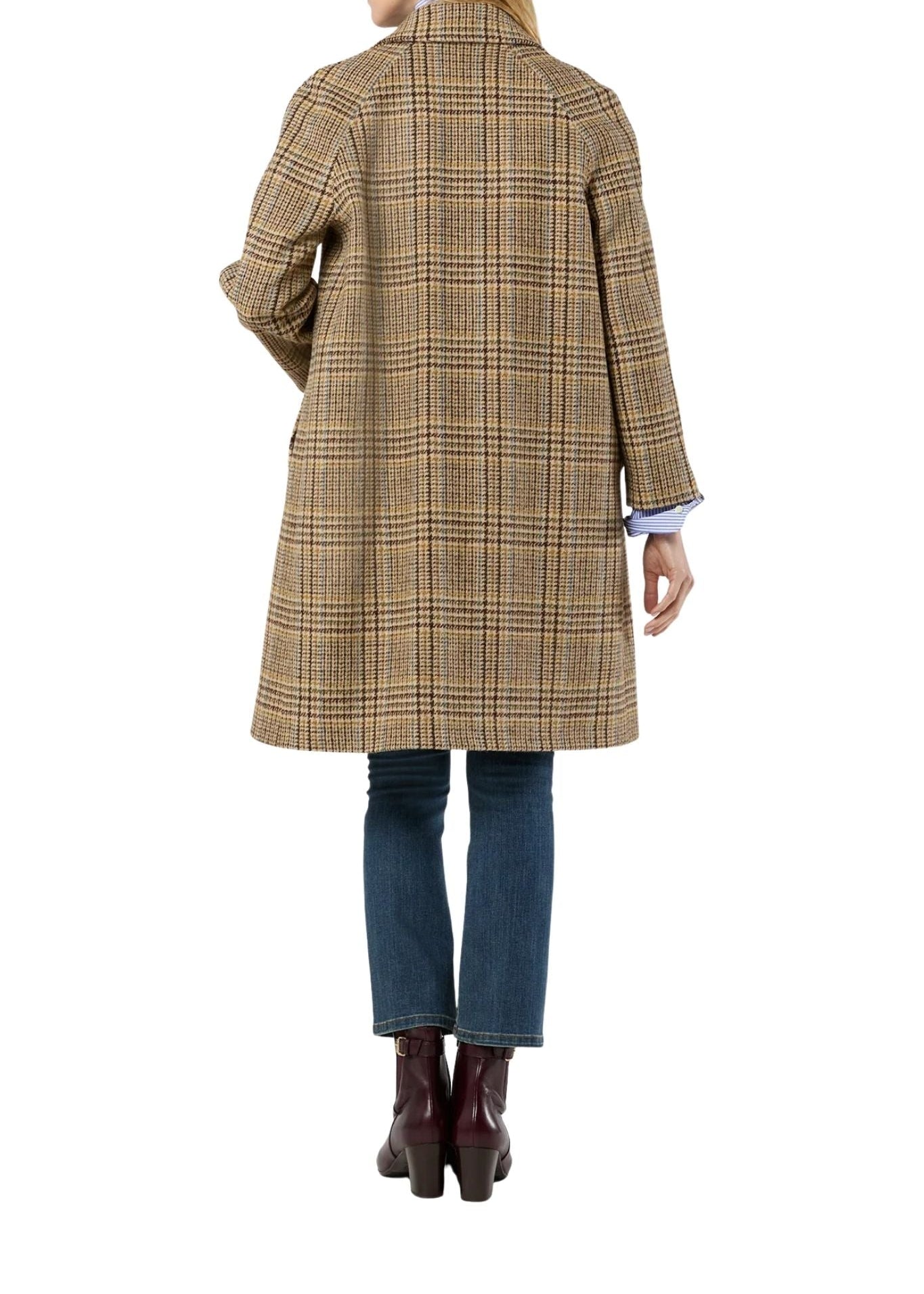 Ann Mashburn Balmacaan Coat - Vermillion