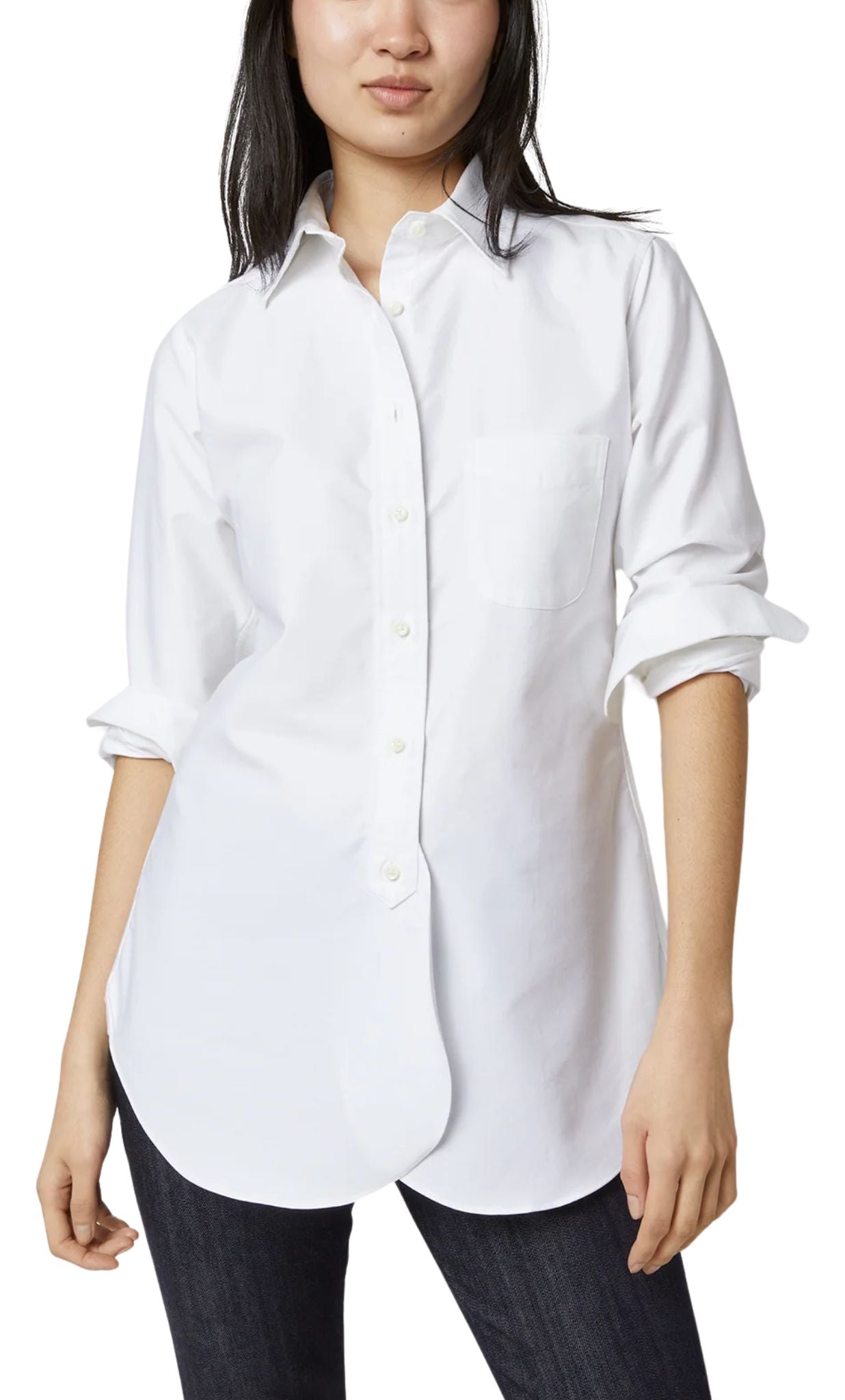 Ann Mashburn Boyfriend Shirt - Vermillion