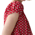 Ann Mashburn Bridget Top - Vermillion