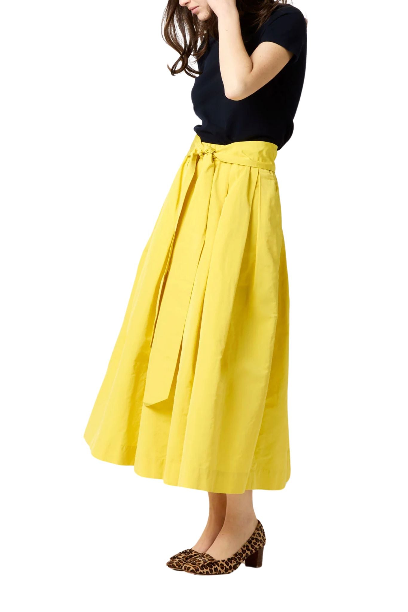 Ann Mashburn Carla Skirt - Vermillion