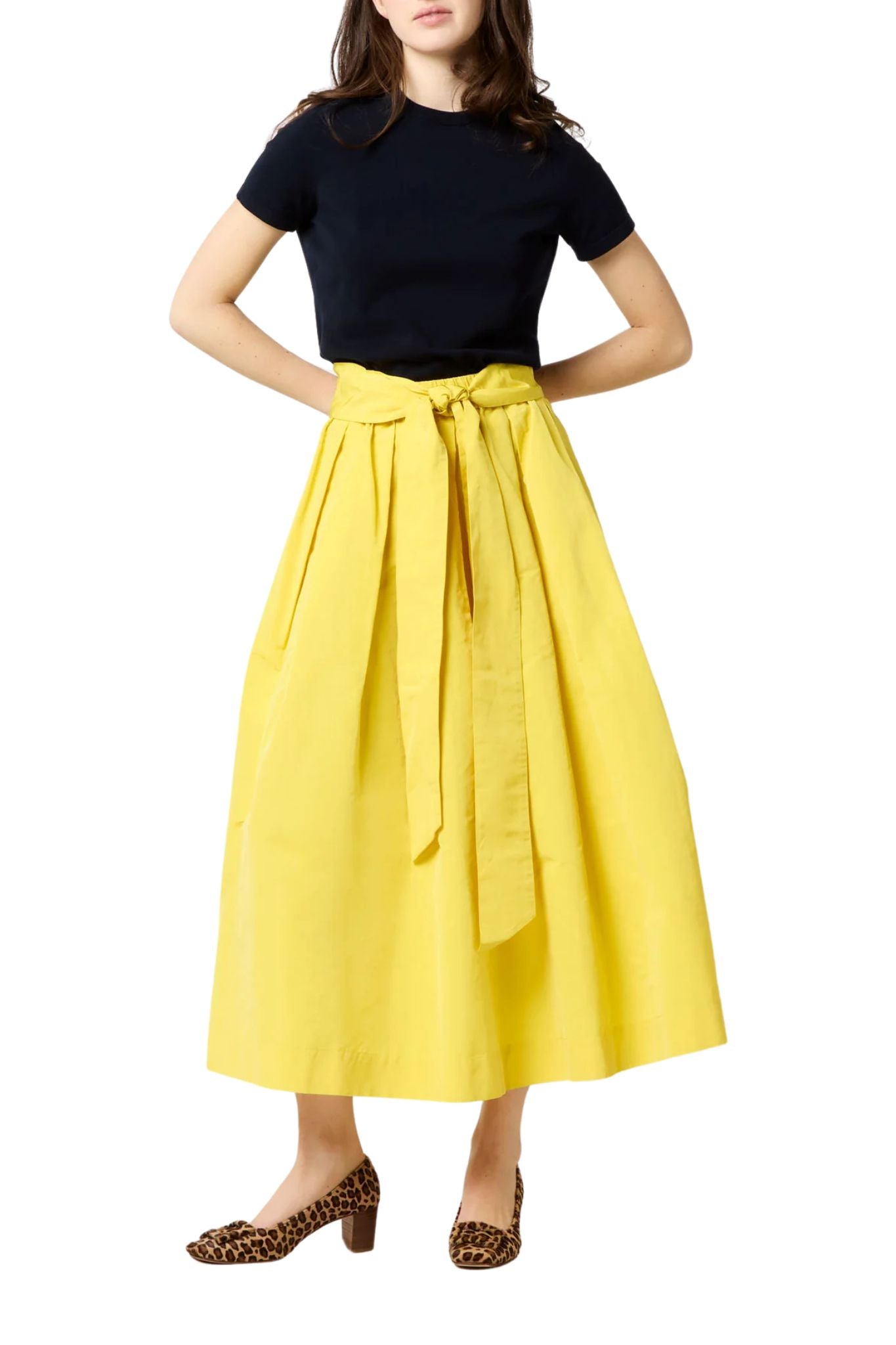 Ann Mashburn Carla Skirt - Vermillion