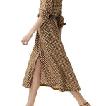 Ann Mashburn Charlie Shirtwaist Dress - Vermillion
