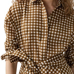 Ann Mashburn Charlie Shirtwaist Dress - Vermillion