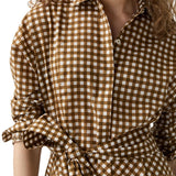 Ann Mashburn Charlie Shirtwaist Dress - Vermillion