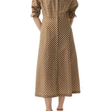 Ann Mashburn Charlie Shirtwaist Dress - Vermillion