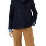 Ann Mashburn Clark Peacoat - Vermillion