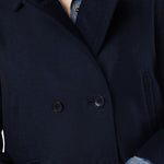 Ann Mashburn Clark Peacoat - Vermillion