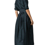 Ann Mashburn Classic Shirtwaist Maxi Dress - Vermillion