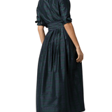 Ann Mashburn Classic Shirtwaist Maxi Dress - Vermillion