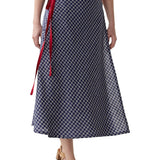 Ann Mashburn Colleen Wrap Skirt - Vermillion