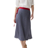 Ann Mashburn Colleen Wrap Skirt - Vermillion