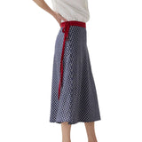Ann Mashburn Colleen Wrap Skirt - Vermillion