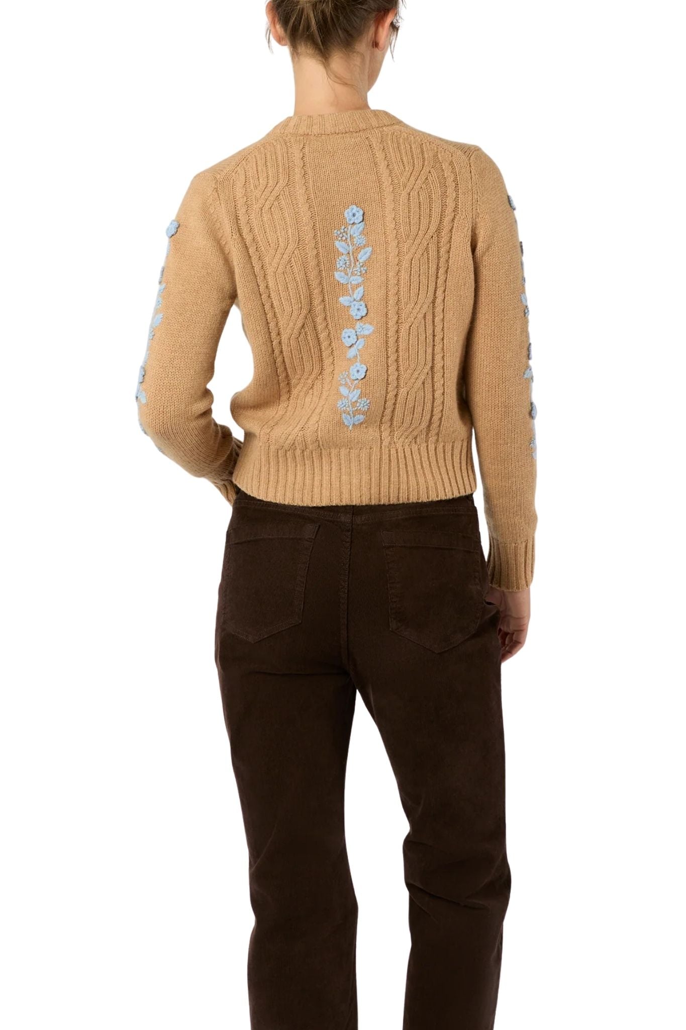 Ann Mashburn Ellen Cardigan - Vermillion