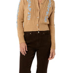 Ann Mashburn Ellen Cardigan - Vermillion
