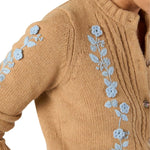 Ann Mashburn Ellen Cardigan - Vermillion