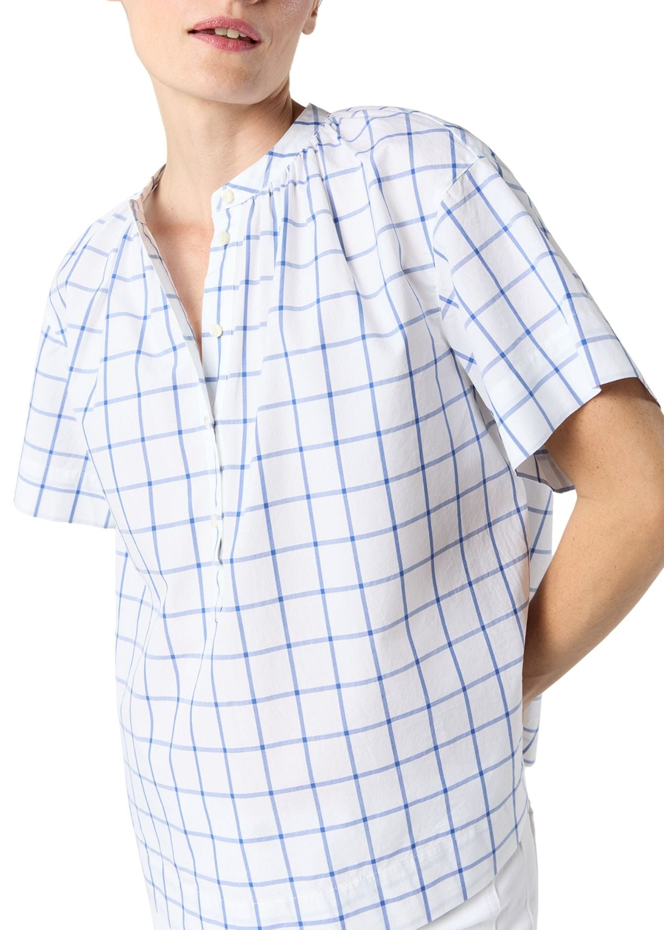 Ann Mashburn Estee Top - Vermillion