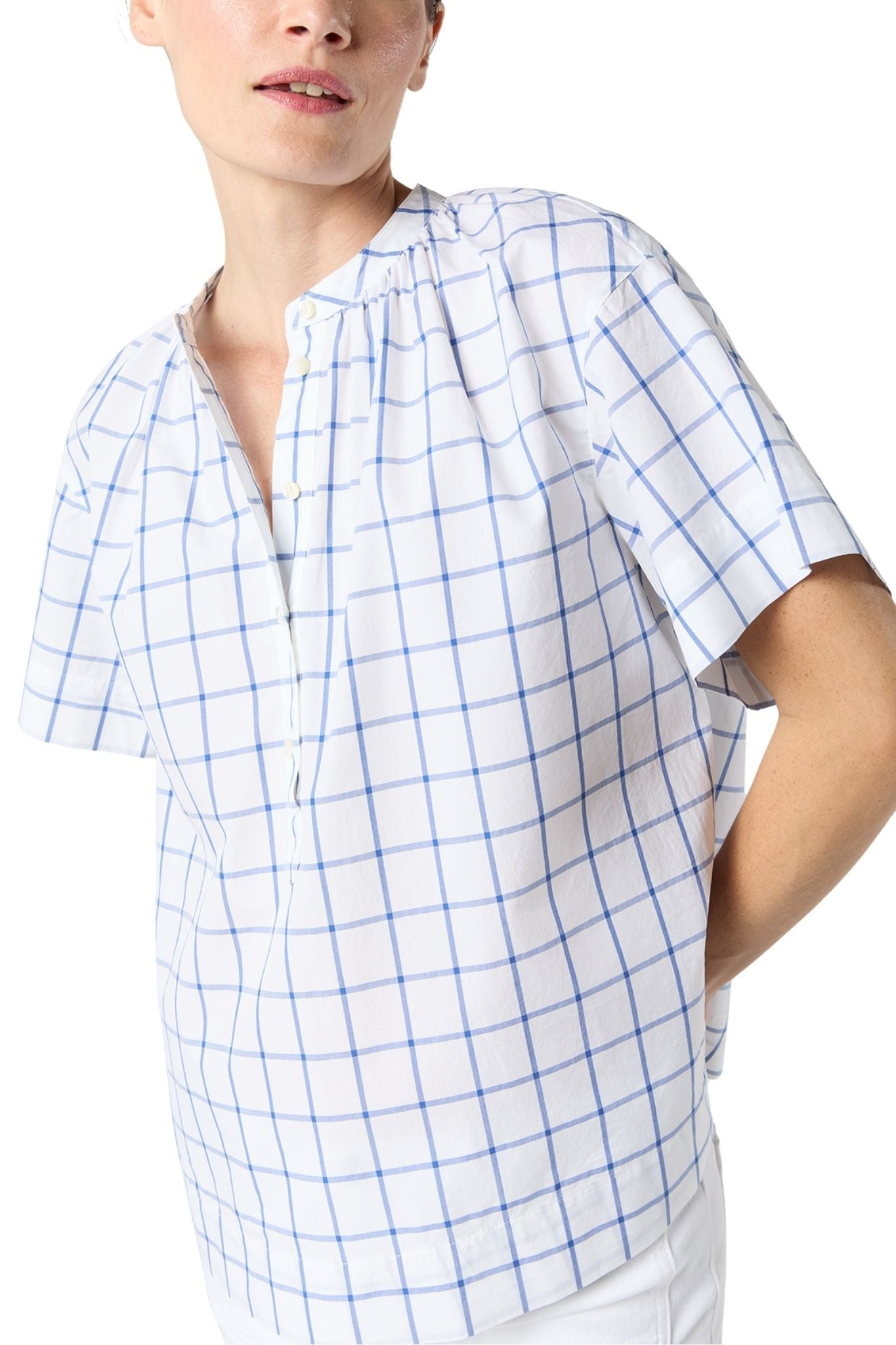 Ann Mashburn Estee Top - Vermillion