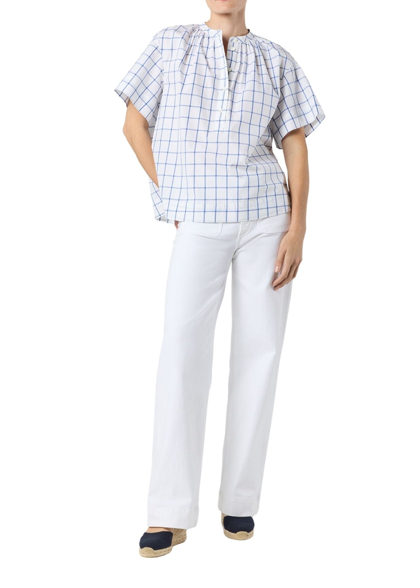 Ann Mashburn Estee Top - Vermillion